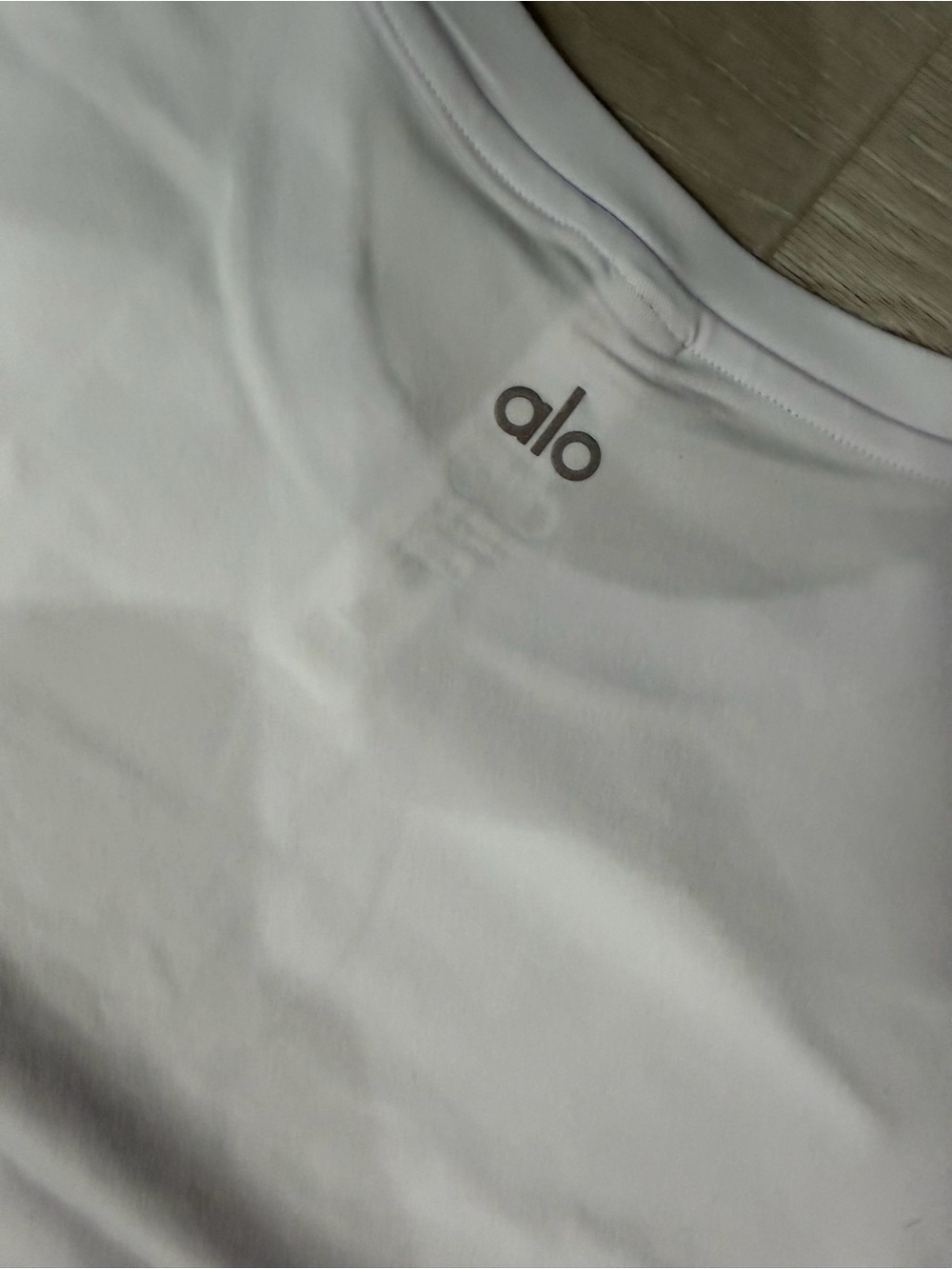 ALO Yoga Men’s White Short Sleeve Crew Logo Tee